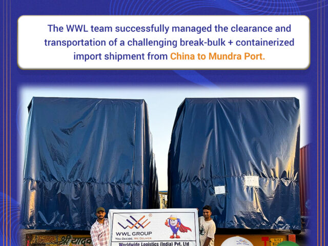 WWL team handled a break bulk cargo movement